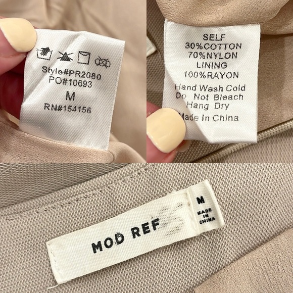 Mod Ref Tie Up Open Convertible Back Short Romper - Picture 12 of 16